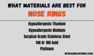What Materials Are Best For Nose Rings