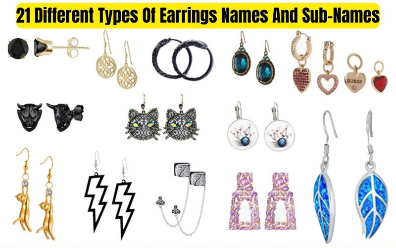 21 Different Types Of Earrings Names Sub Names With Pictures