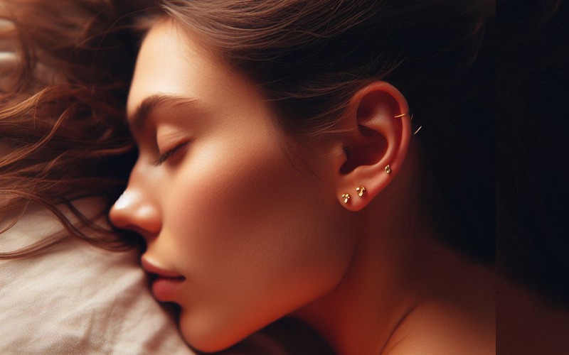 How To Sleep With New Ear Piercings On Both Sides