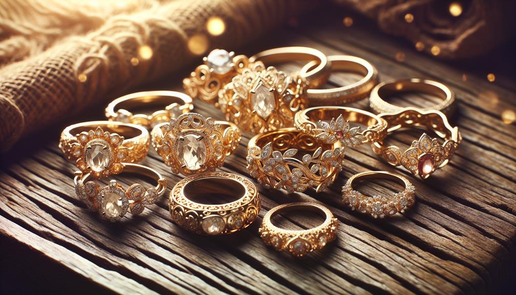 affordable gold rings stunning designs