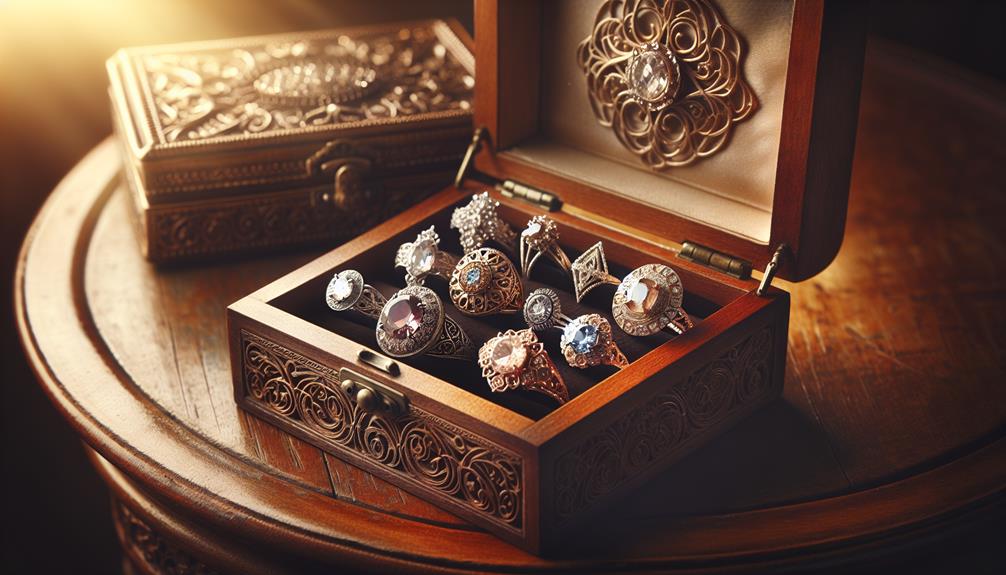 handcrafted vintage rings for women