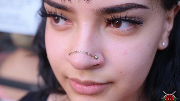 Paired Nostril Piercing