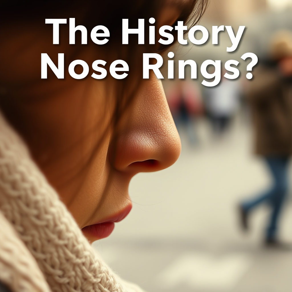 The History of Nose Rings - are nose rings in style