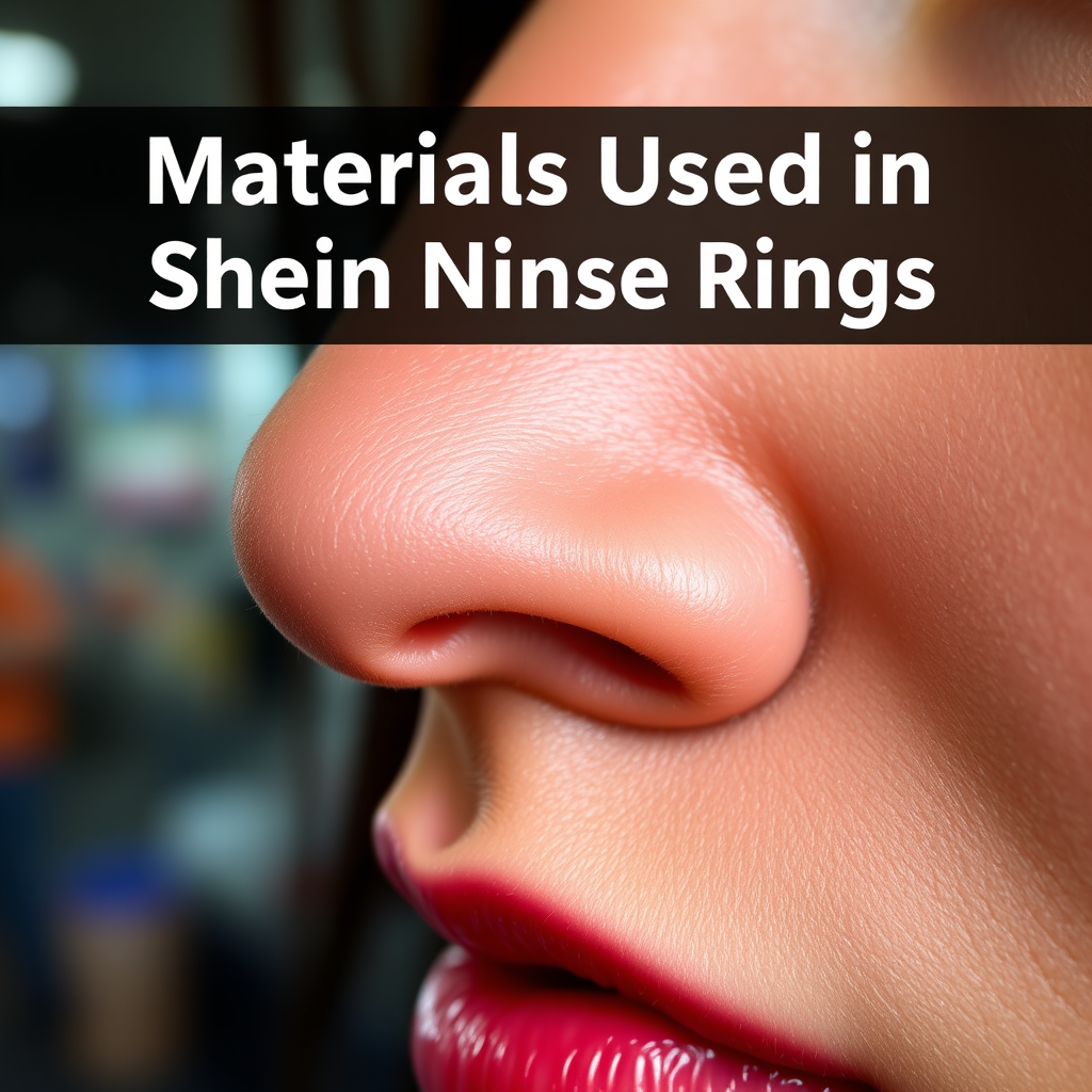 Materials Used in Shein Nose Rings - are shein nose rings safe