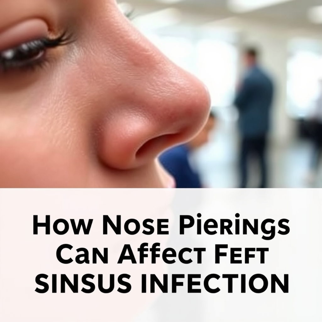 How Nose Piercings Can Affect Sinuses - can a nose ring cause sinus infection