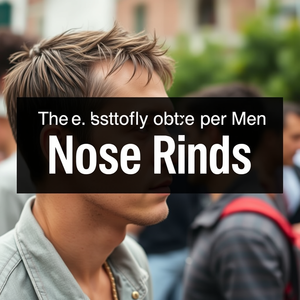 The History of Nose Rings for Men - can guys wear nose rings