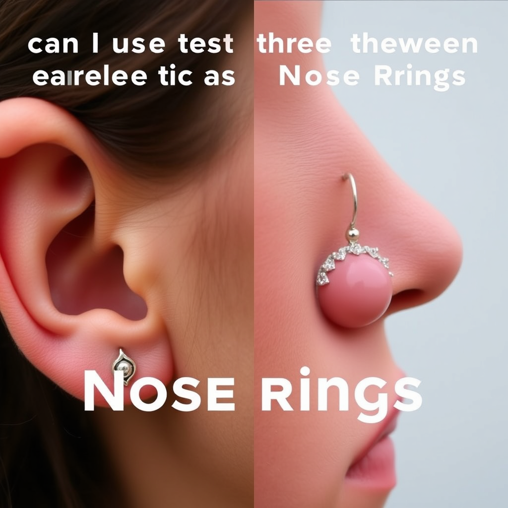 Understanding the Differences Between Earrings and Nose Rings - can i use an earring as a nose ring