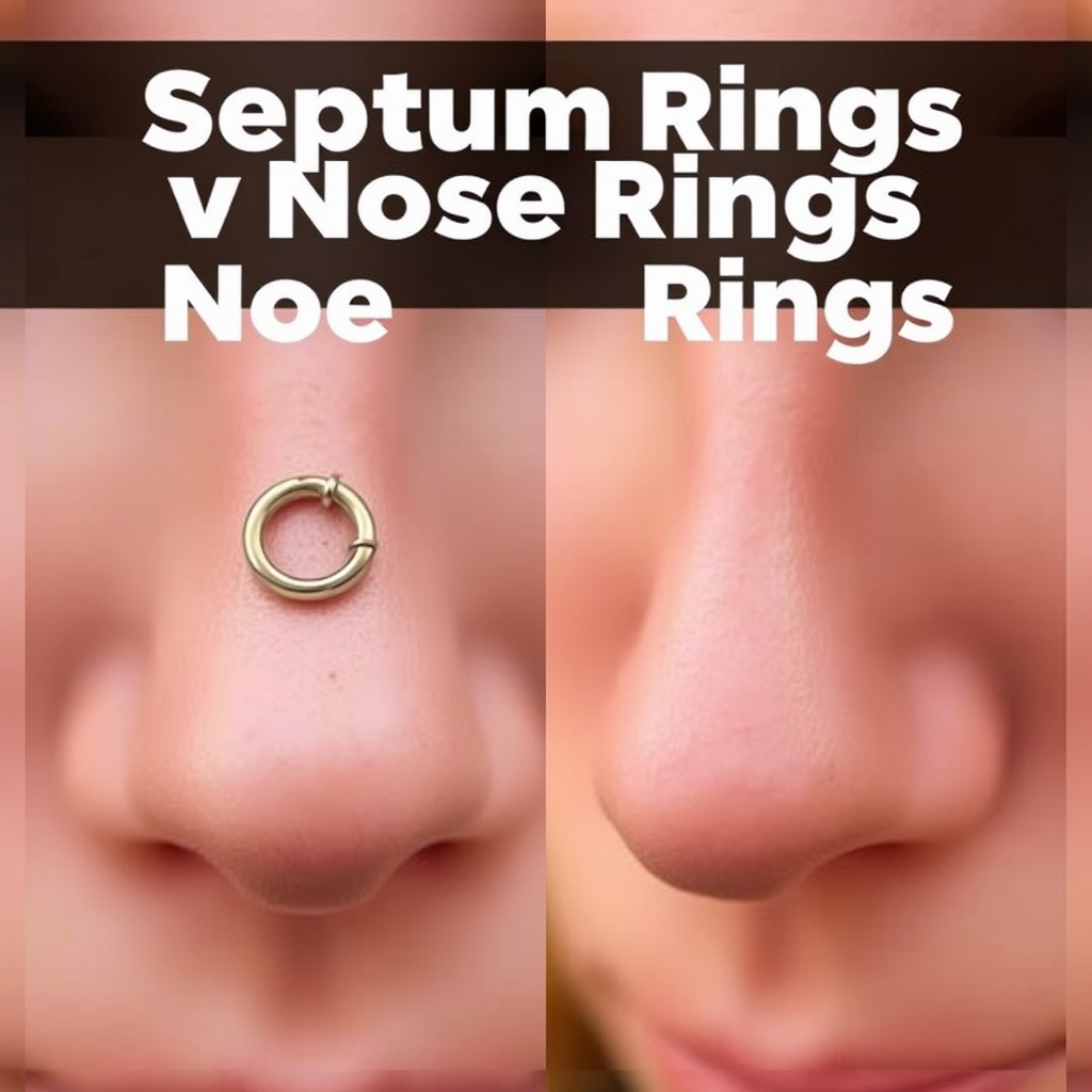 Understanding Septum Rings vs. Nose Rings - can septum rings be used as nose rings