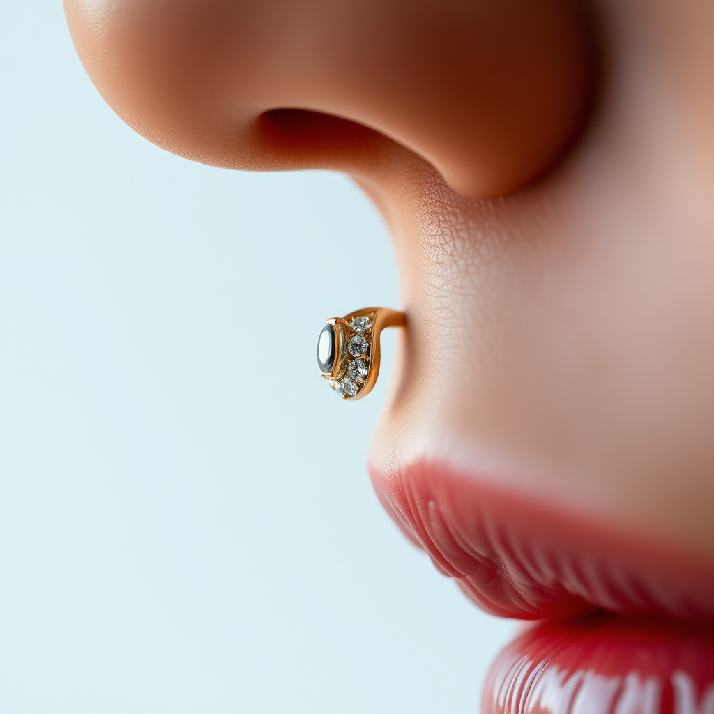 Types of Jewelry for Nose Piercings - can you get a ring for your first nose piercing