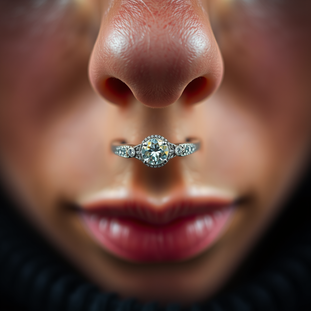 Types of Rings for Nose Piercings - can you get nose pierced with a ring