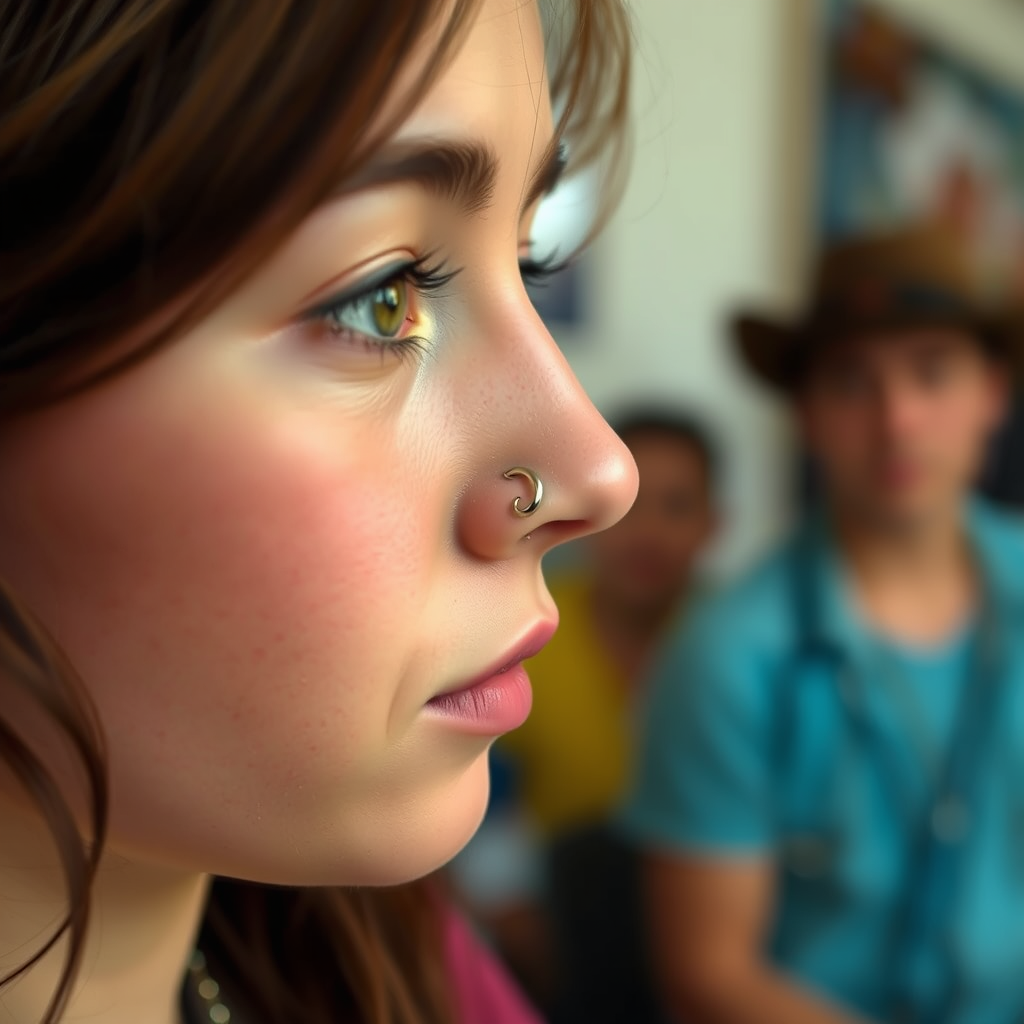 When to Remove a Nose Ring - can you remove a nose ring
