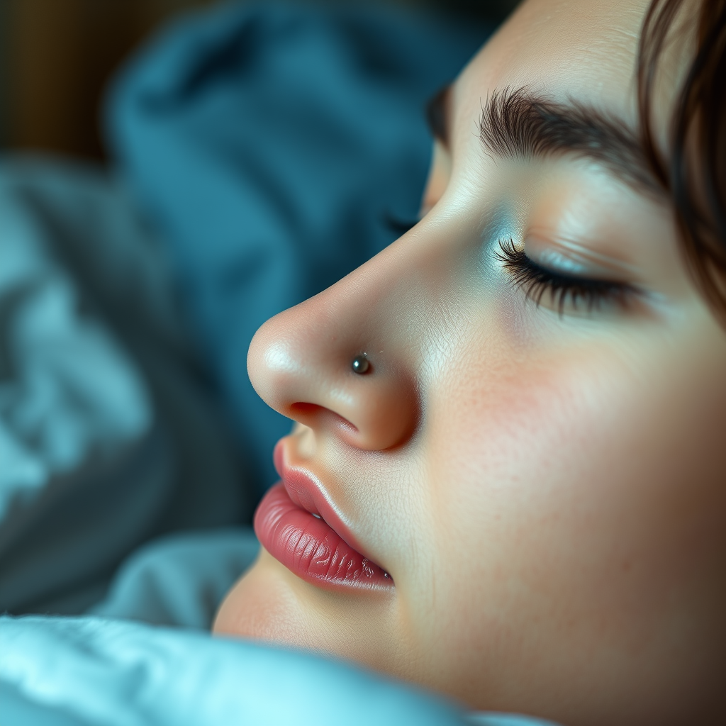 When Is It Safe to Sleep with a Nose Ring? - can you sleep with a hoop nose ring