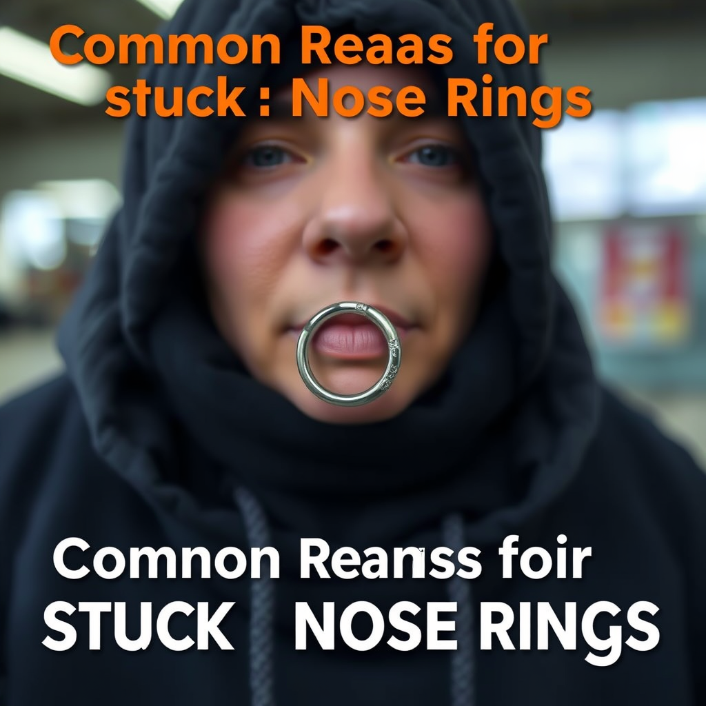 Common Reasons for Stuck Nose Rings - can't open hinged nose ring