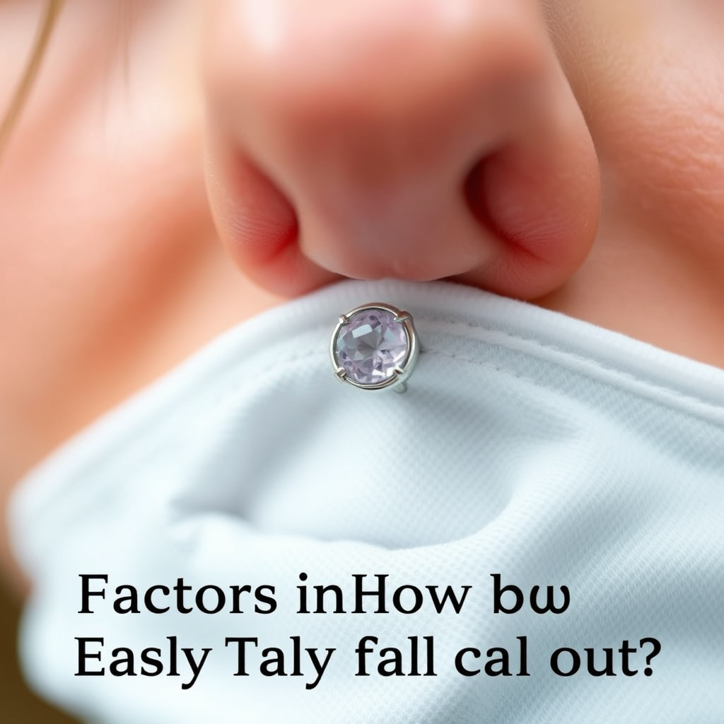 Factors Influencing How Easily They Fall Out - do fake nose rings fall out easily