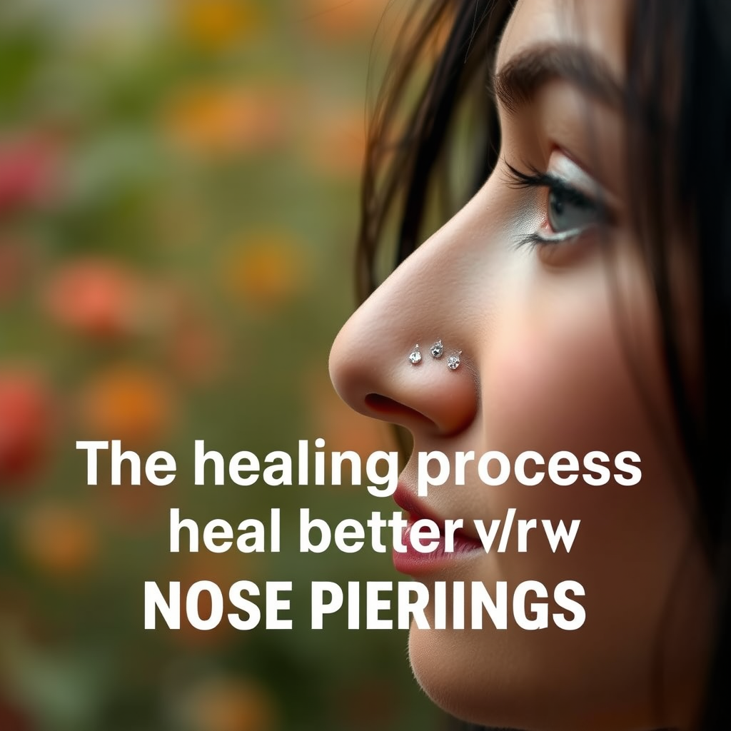 The Healing Process of Nose Piercings - do nose piercings heal better with a stud or ring
