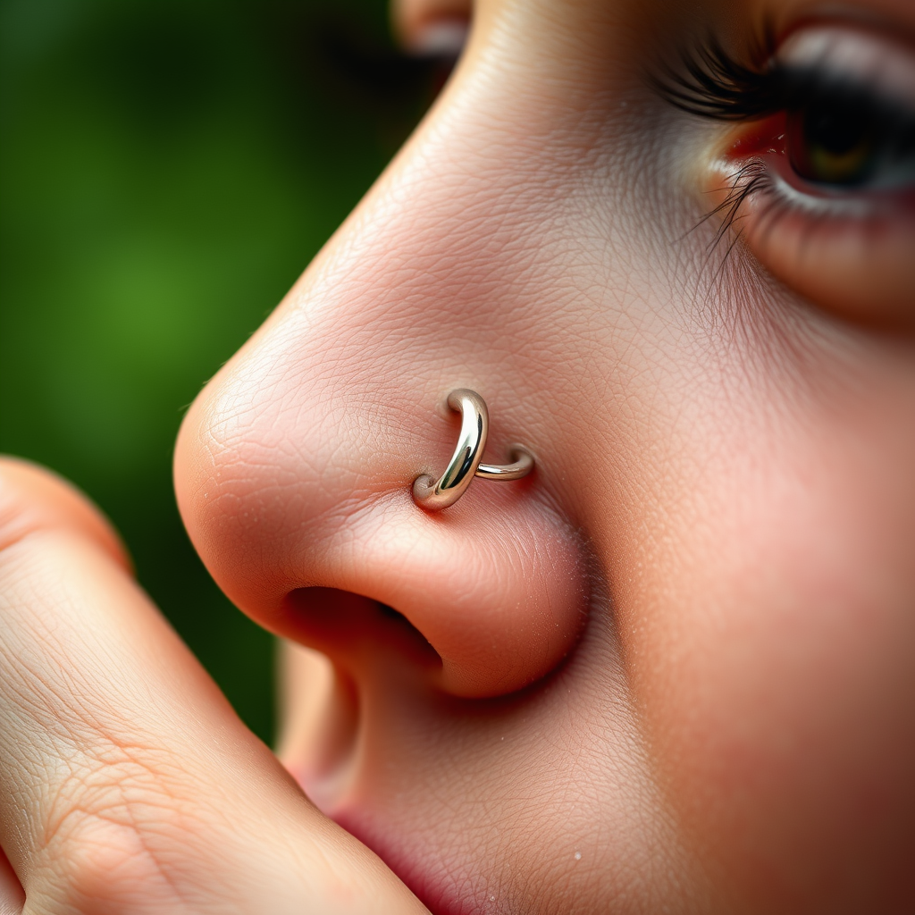 How Nose Rings Stay Secure - do nose rings have a back