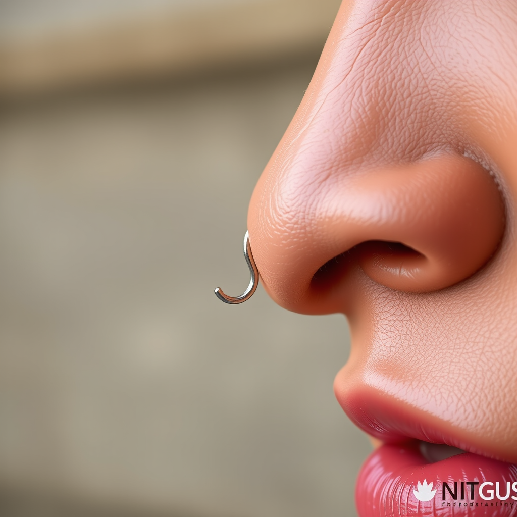 Understanding Your Corkscrew Nose Ring - how do you put a corkscrew nose ring back in