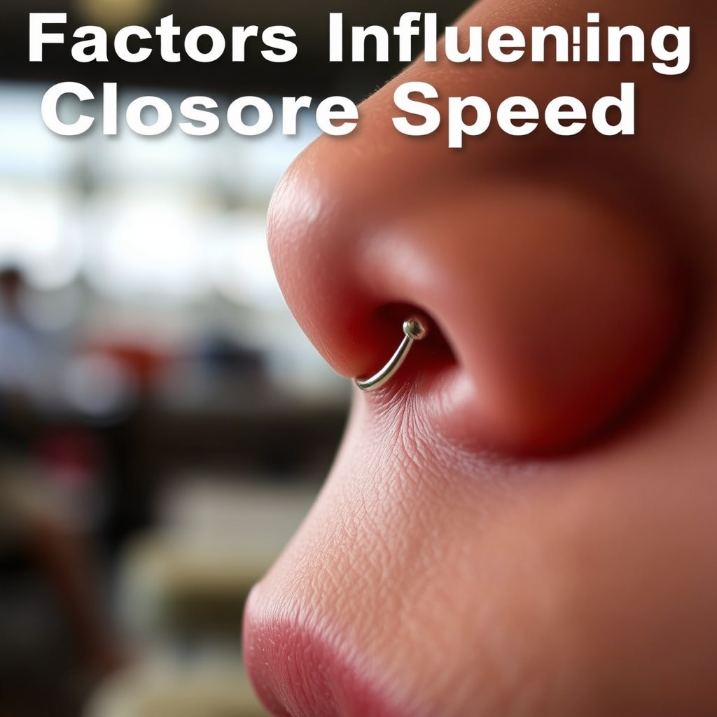 Factors Influencing Closure Speed - how fast does a nose ring close