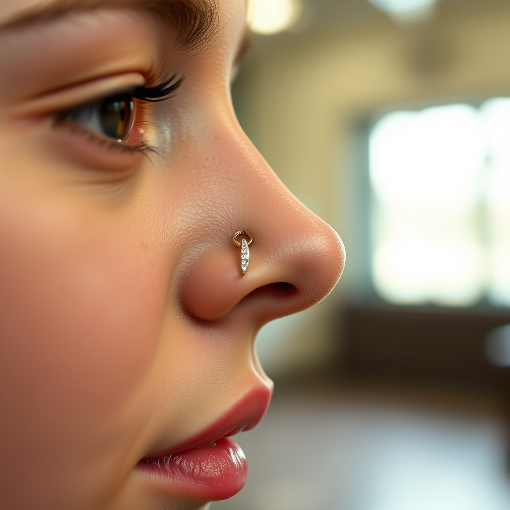 Signs Your Nose Piercing is Healed - how long to change a nose ring