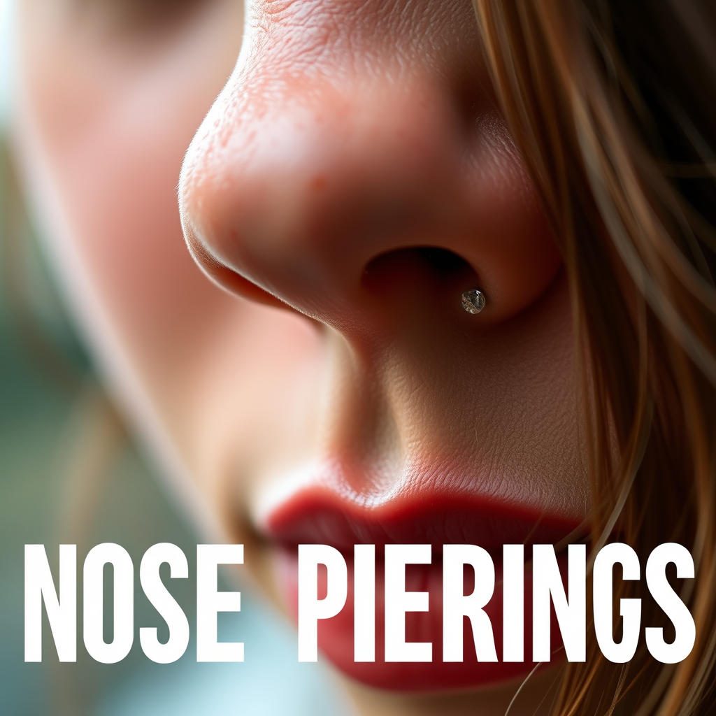 Types of Nose Piercings - how much does a nose ring hurt