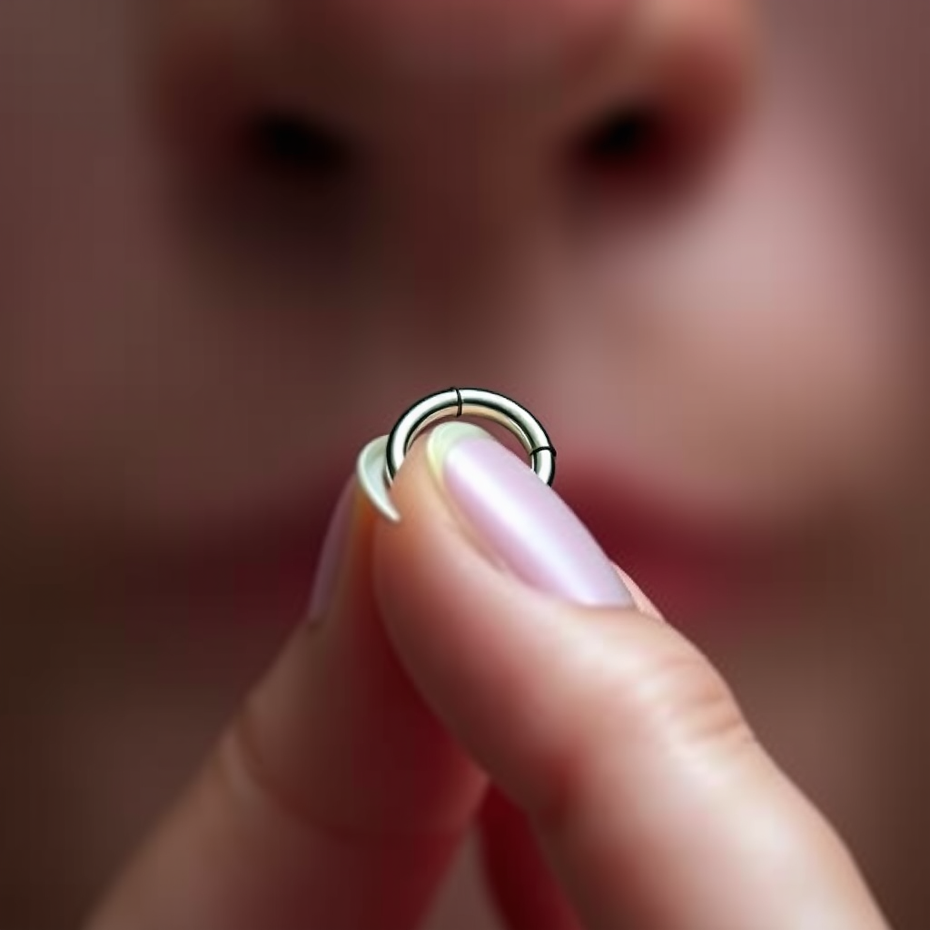 Understanding Corkscrew Nose Rings - how to change a nose ring corkscrew