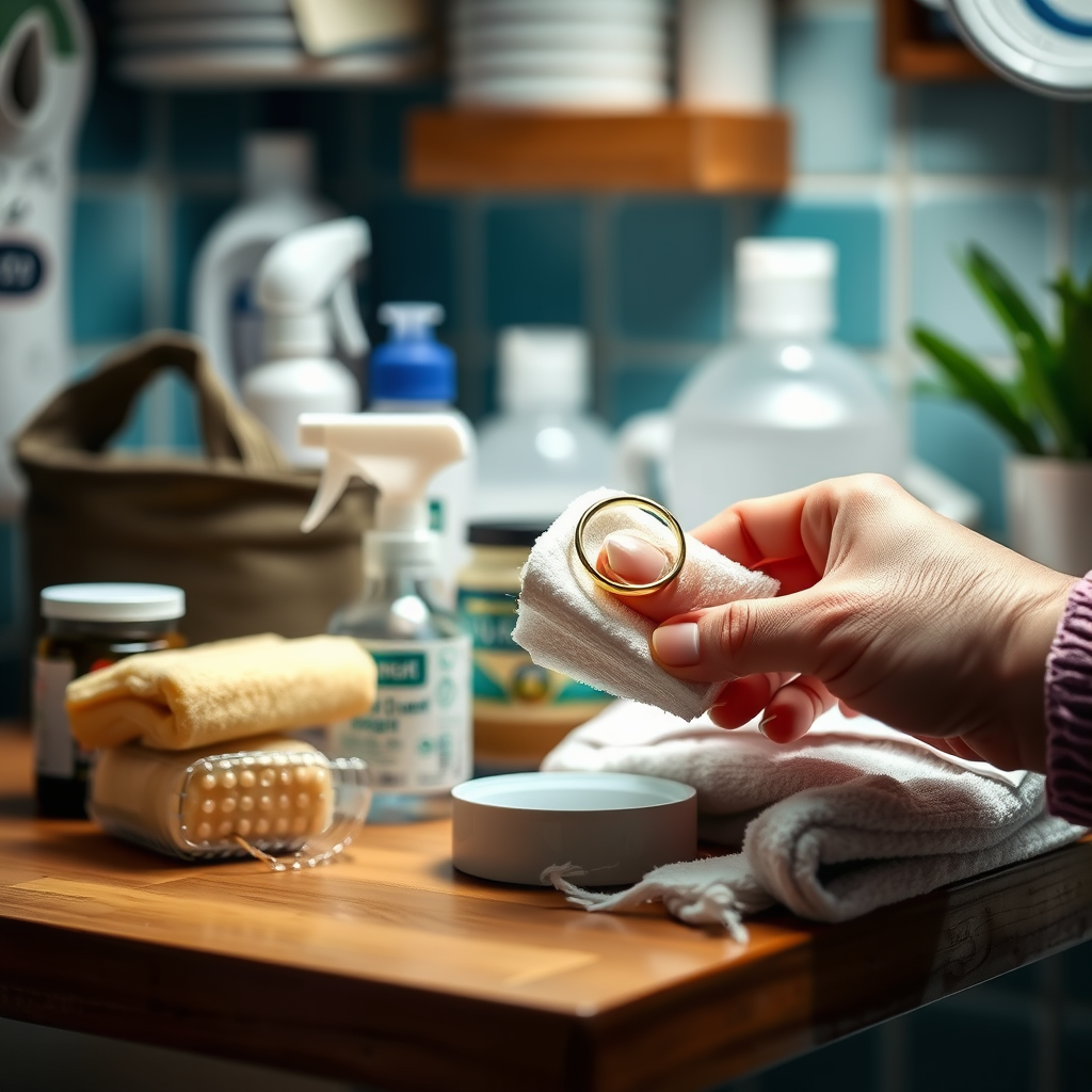 Essential Cleaning Supplies - how to clean a nose ring infection