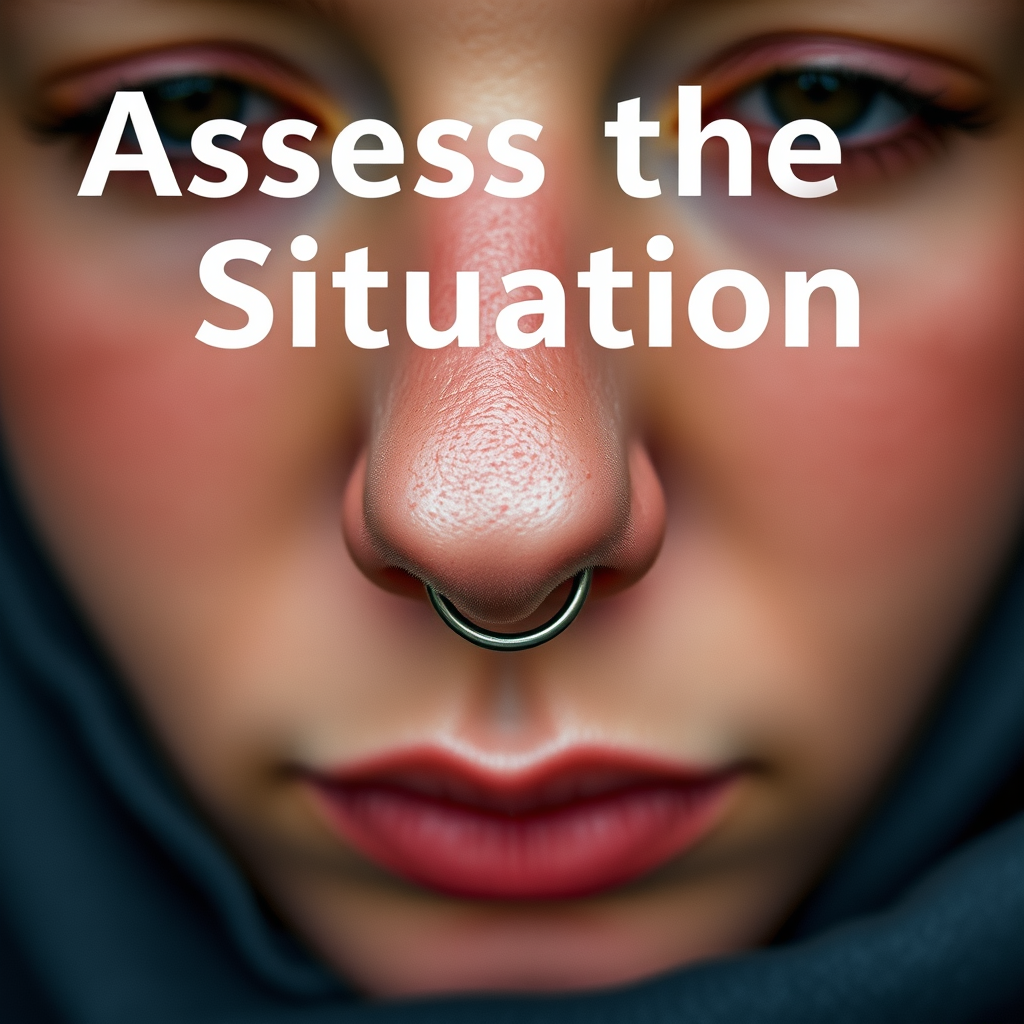 Assess the Situation - how to cut a nose ring out