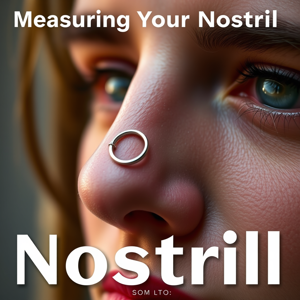 Measuring Your Nostril - how to determine nose ring size