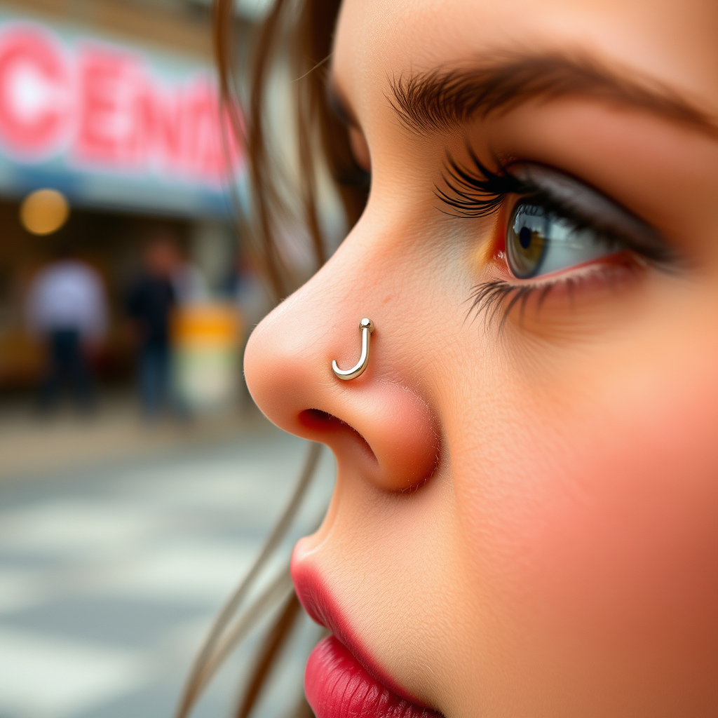 Choosing the Right Type of Nose Ring - how to get a nose ring