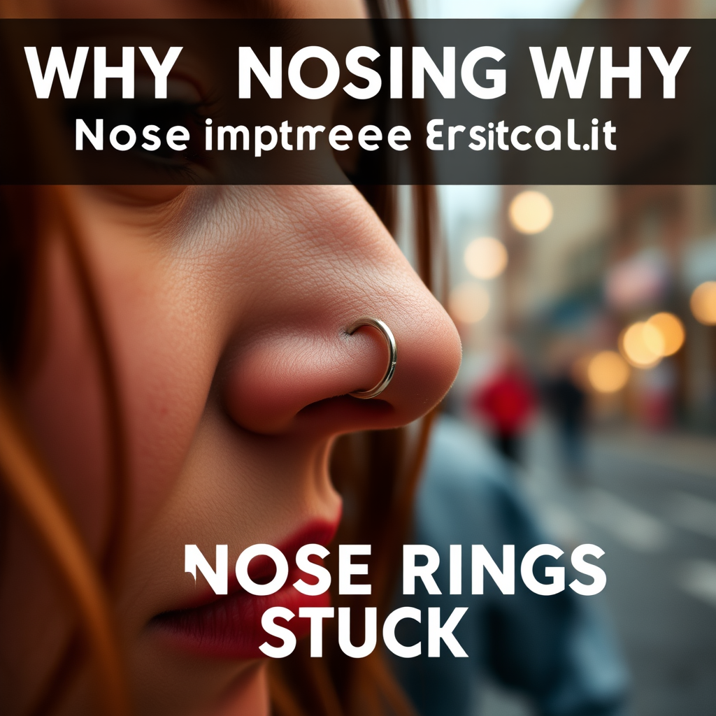 Understanding Why Nose Rings Get Stuck - how to get a stuck nose ring out