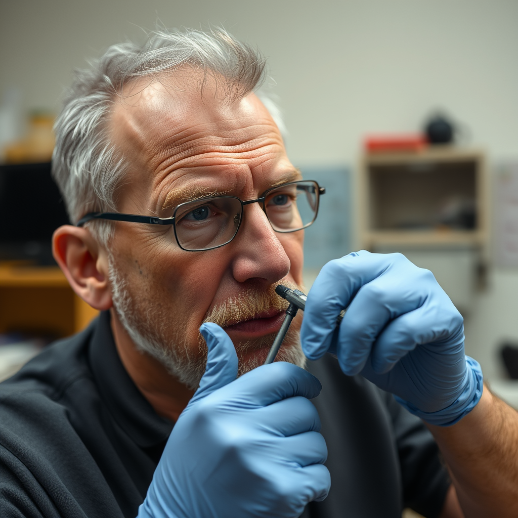 Preparing for Insertion - how to get corkscrew nose ring in