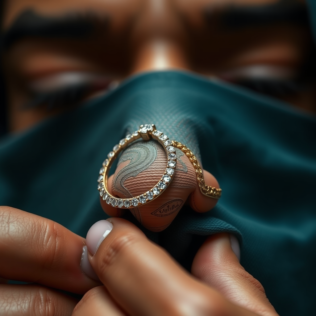 Preparing the Jewelry - how to get nose ring back in