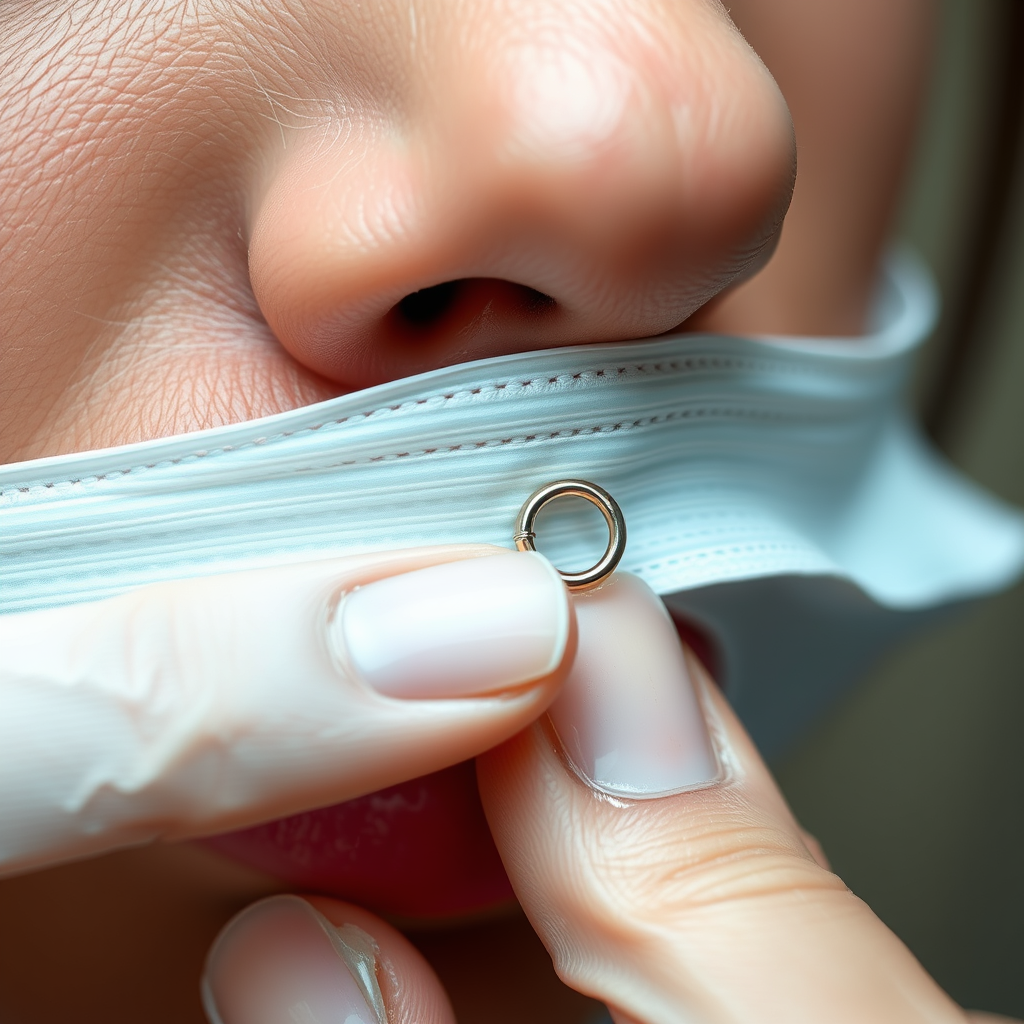 Immediate Care for an Infected Nose Ring - how to get rid of a nose ring infection