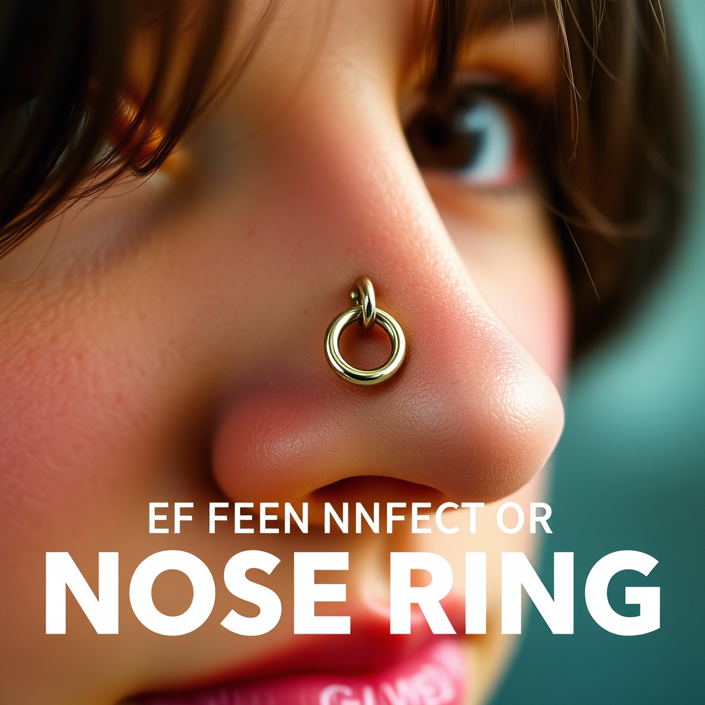 Common Symptoms of an Infected Nose Ring - how to know if your nose ring is infected