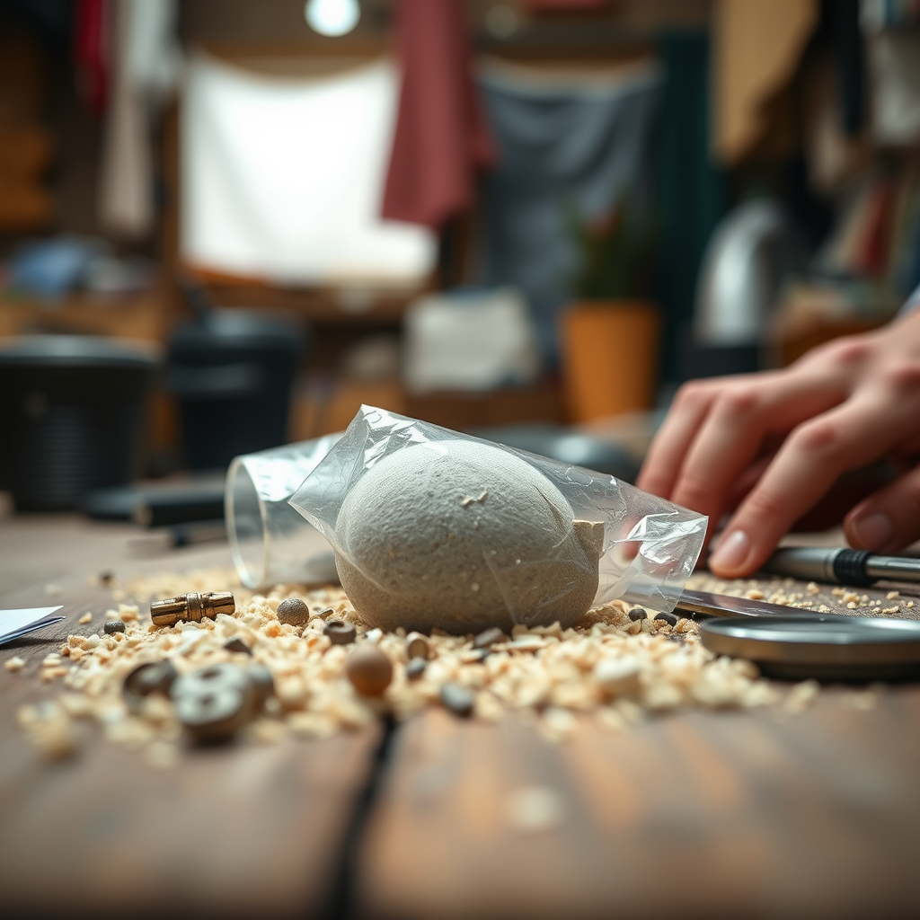 Gather Your Materials - how to make a fake nose ring