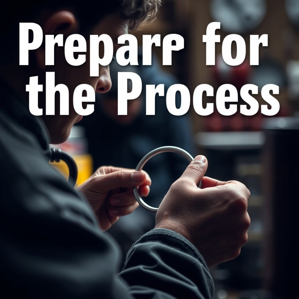 Preparing for the Process - how to open hoop nose ring