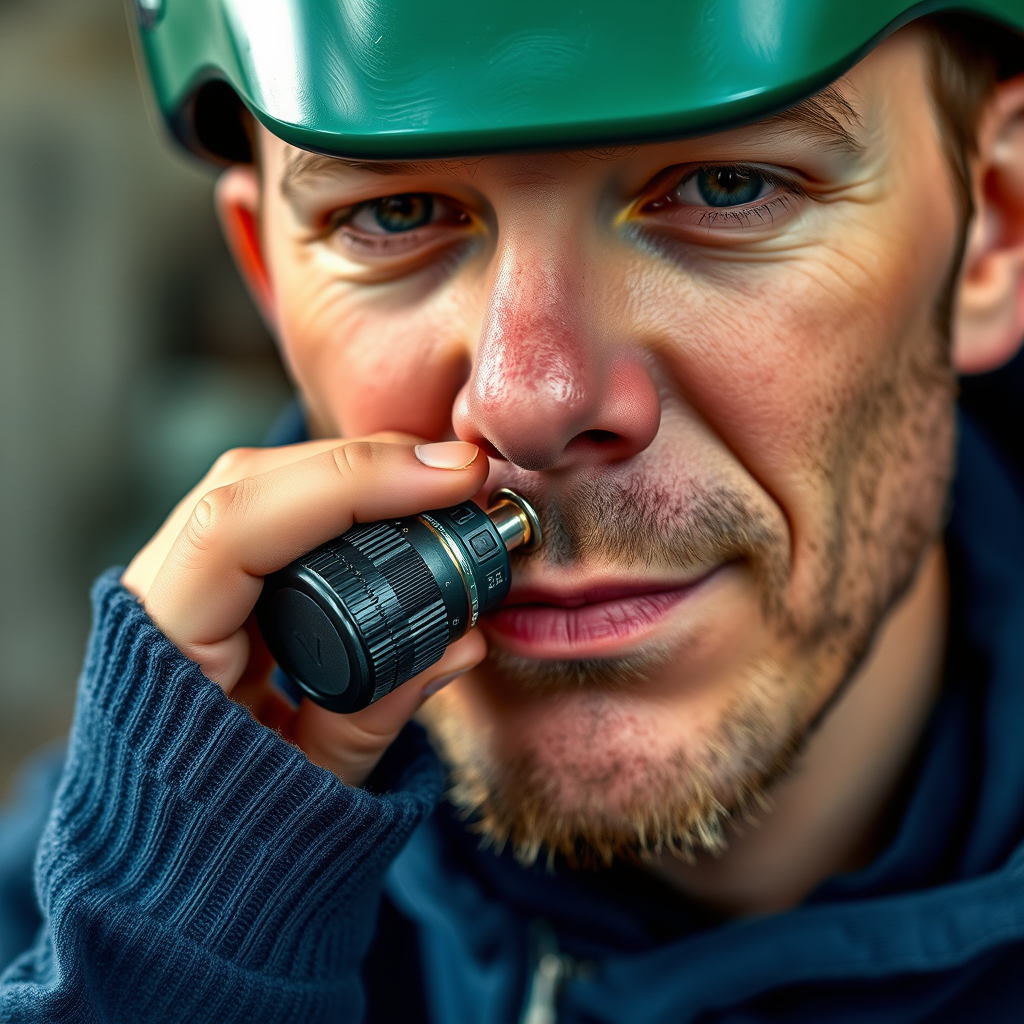 Preparing for Insertion - how to put a corkscrew nose ring in