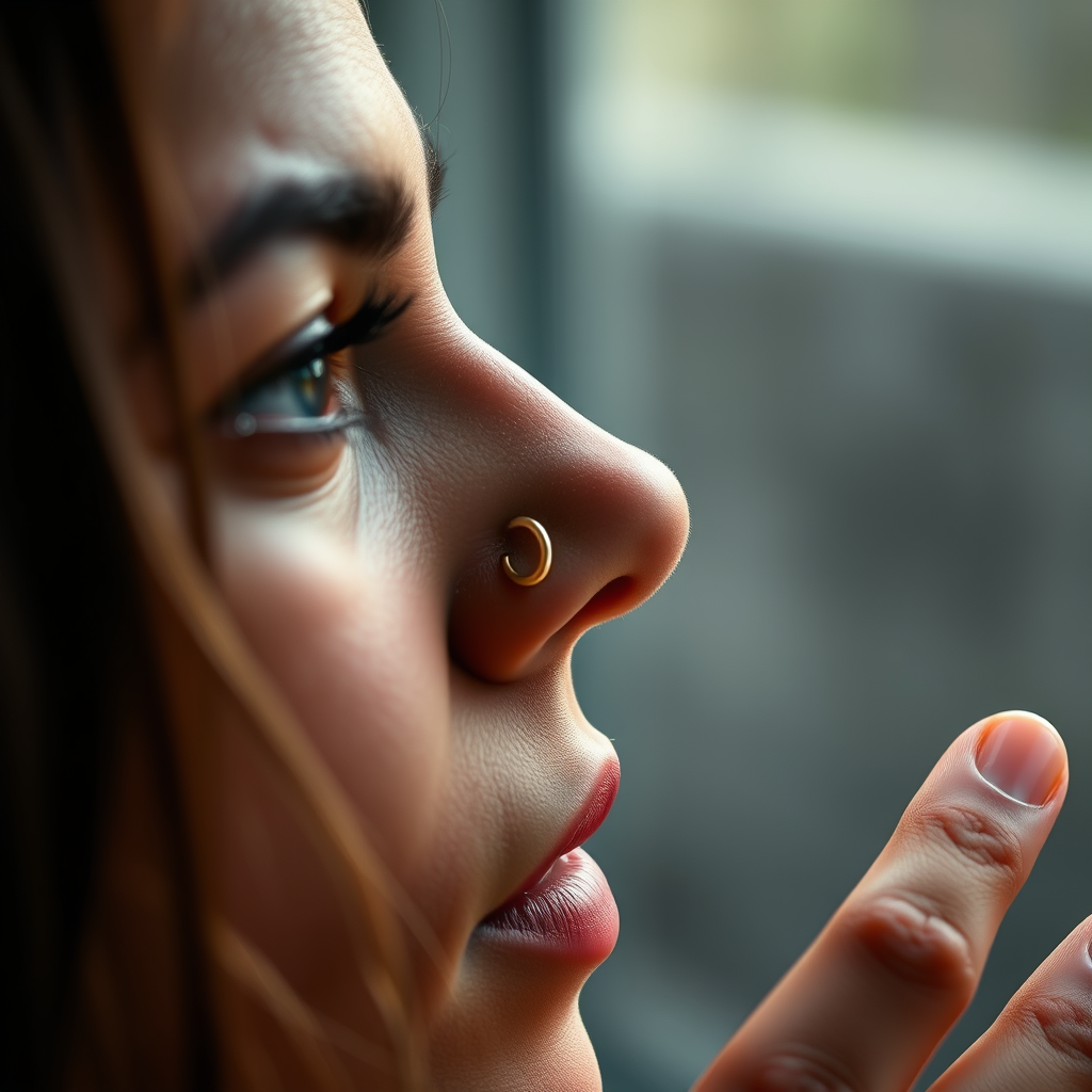 Preparing for Insertion - how to put a l shaped nose ring in