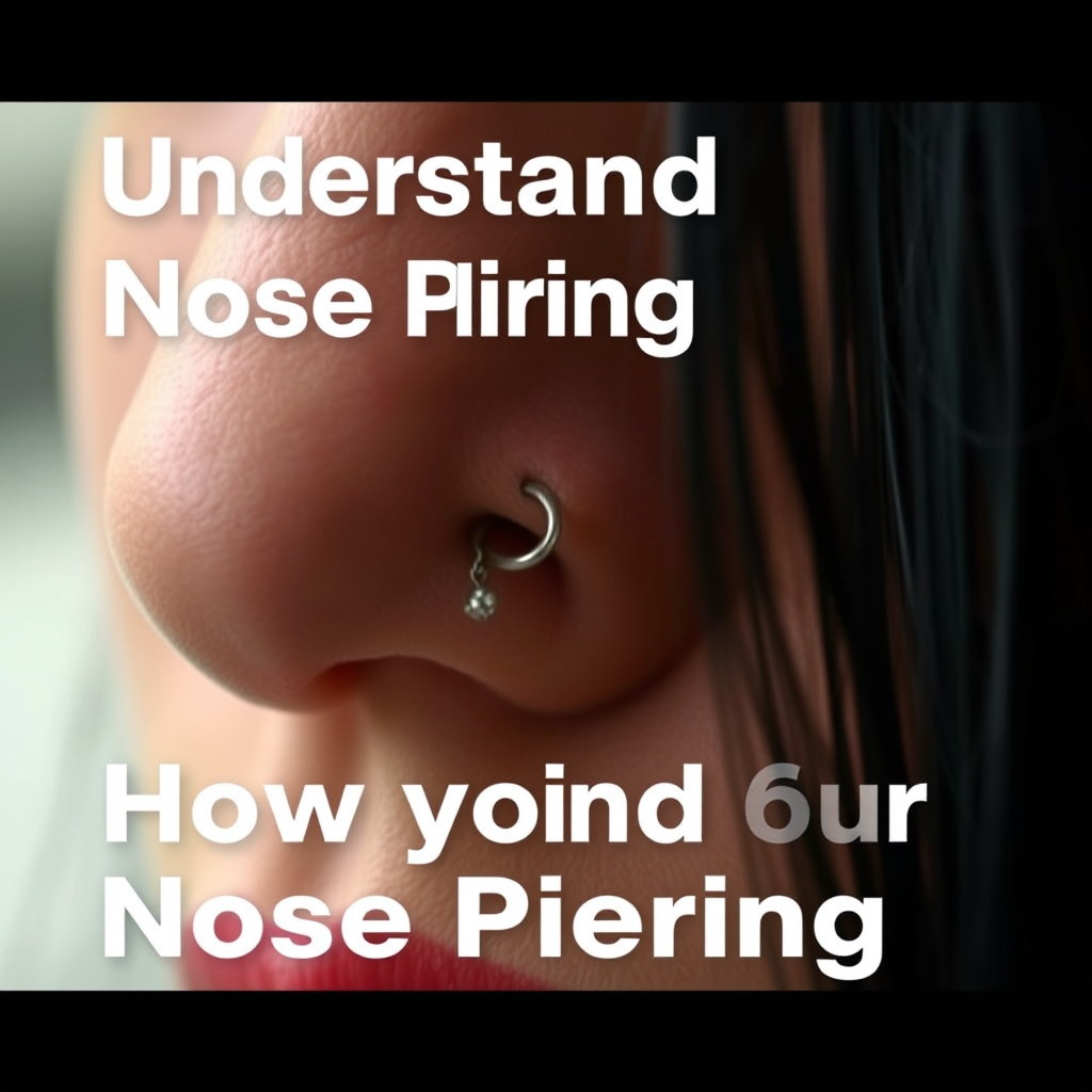 Understanding Your Nose Piercing - how to put a nose ring back in