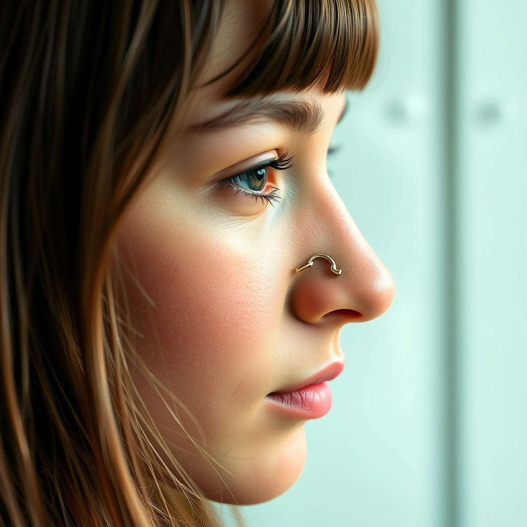 Understanding the L-Shaped Nose Ring - how to put an l shape nose ring in