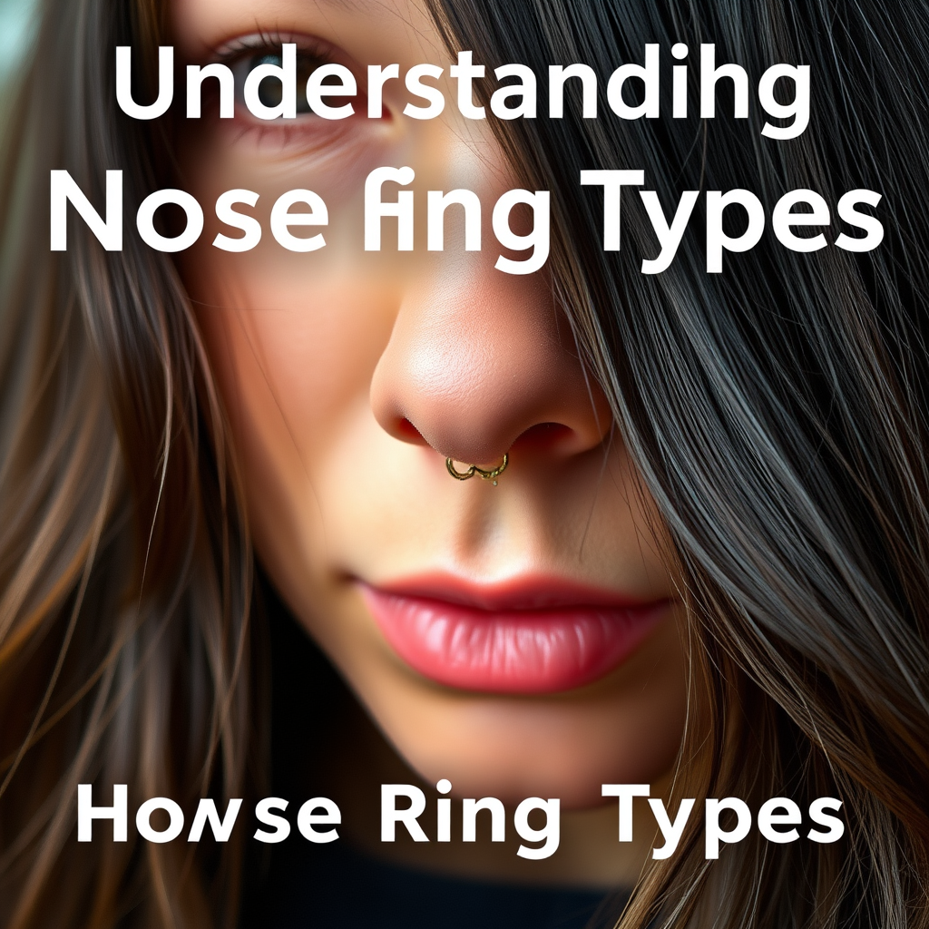 Understanding the Nose Ring Types - how to put back in a nose ring