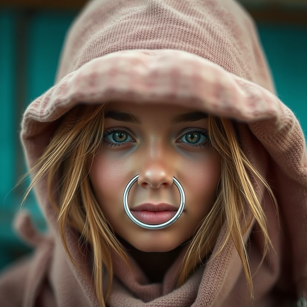 Preparing Your Hoop Nose Ring - how to put hoop nose ring in