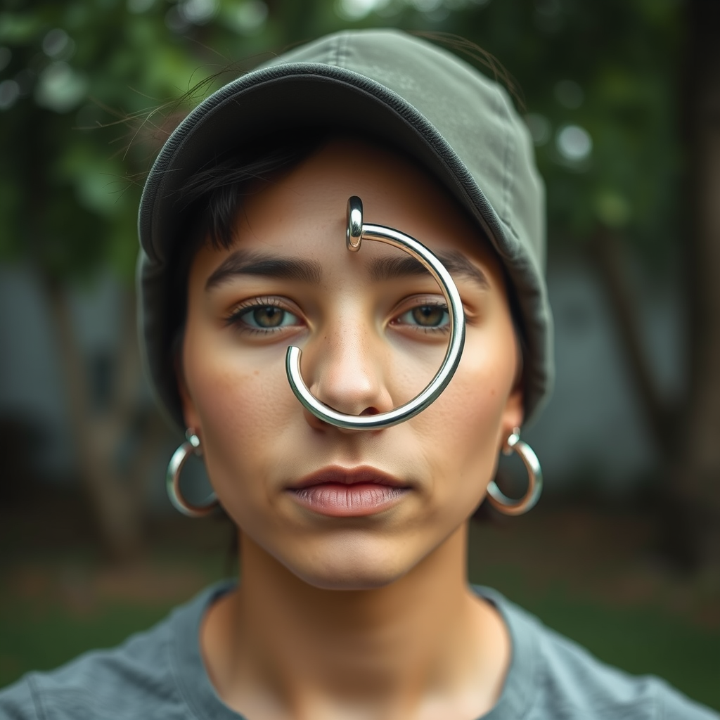 Understanding the Double Hoop Nose Ring - how to put in a double hoop nose ring