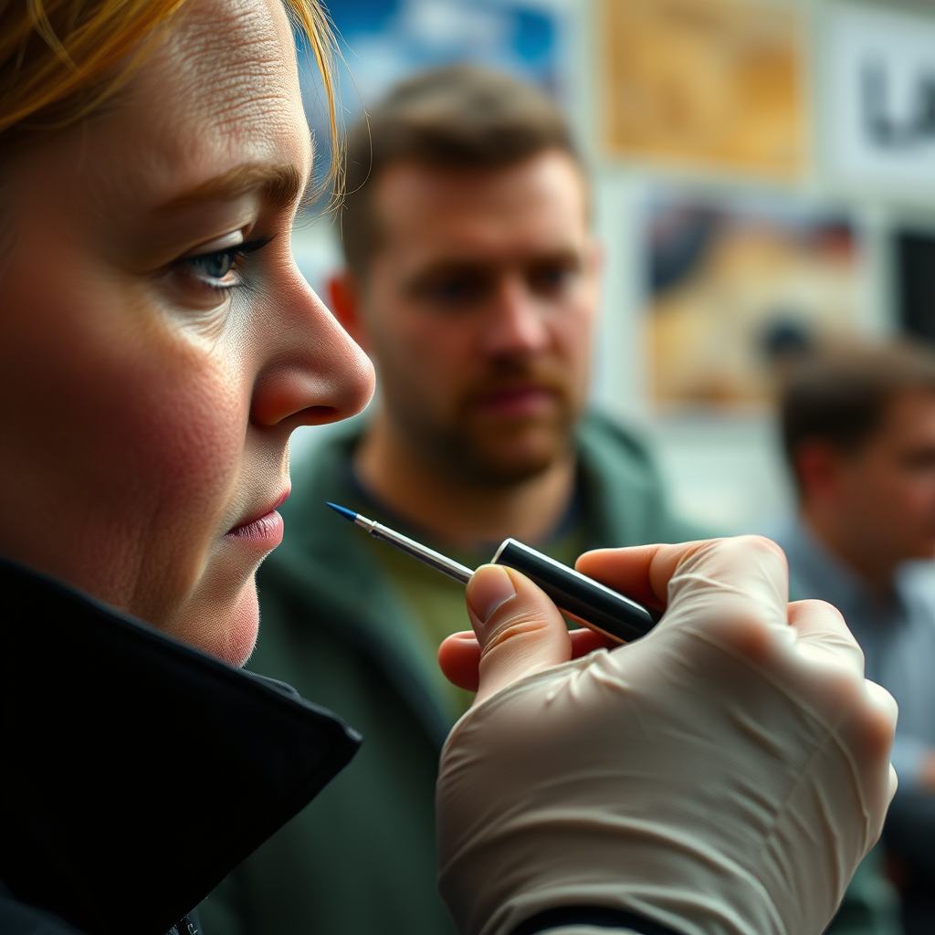 Preparing for Insertion - how to put in a hooked nose ring
