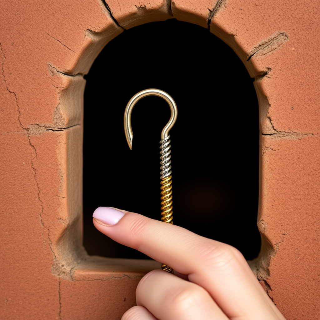 Preparing for Insertion - how to put in a nose ring corkscrew