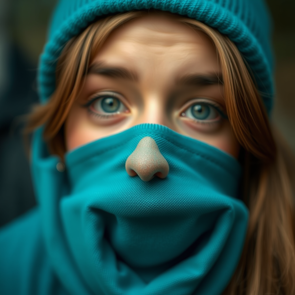 Preparing to Insert the Nose Ring - how to put in curved nose rings