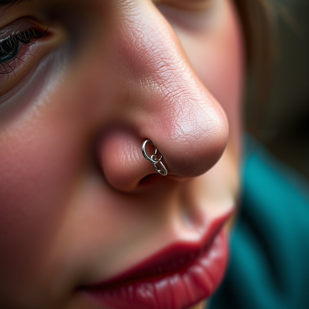 Choosing the Right Nose Ring - how to put in nose ring