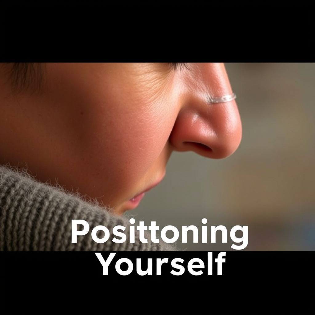 Positioning Yourself - how to put in nose ring screw