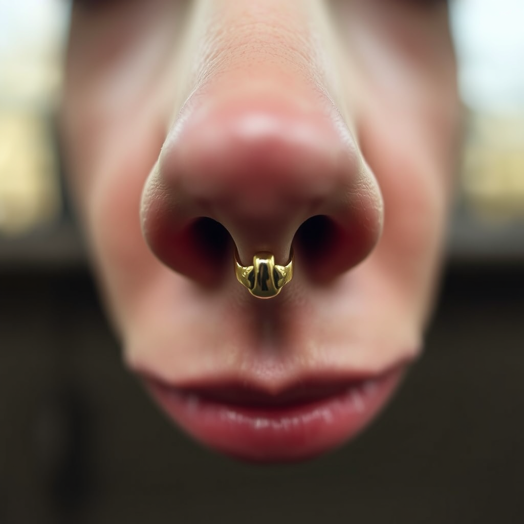 Preparing for Insertion - how to put in twisted nose ring