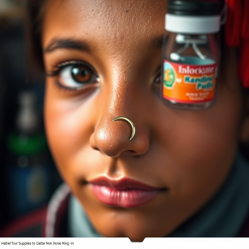 Gather Your Supplies - how to put nose ring back in